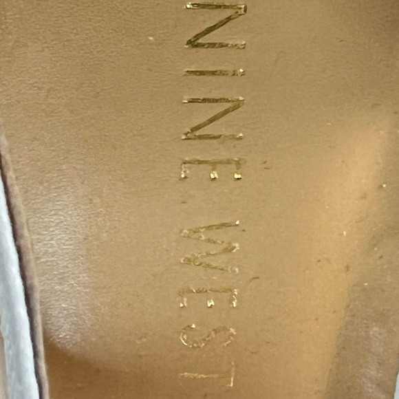 Nine West Strappy White Heels - Picture 6 of 9